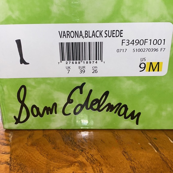 Sam Edelman size 9 thigh high black suede boots - Picture 6 of 6